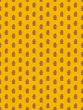 turuncu soyut arkaplan şirin dikişsiz desen