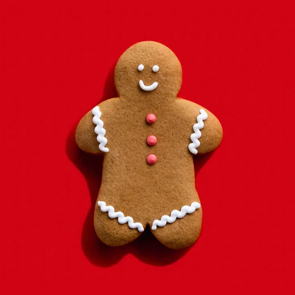 Galletas caseras panadería comida arte jengibre hombre —  Fotos de Stock