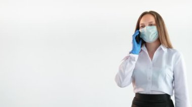 iş çağrısı mesafe iletişim yöneticisi maskesi