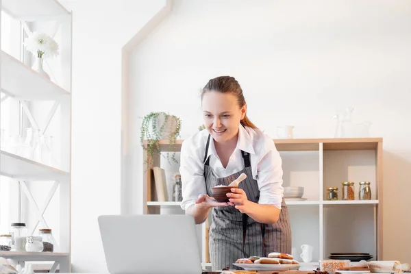 Online kulináris mesterkurzus webinárium tréning — Stock Fotó