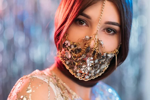 Etnik güzellik salgını moda fantezi — Stok fotoğraf