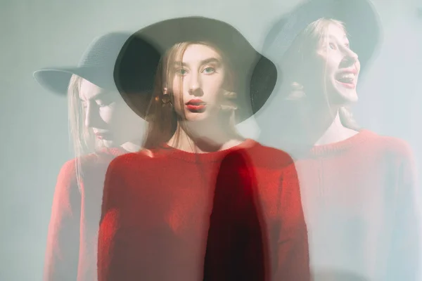 motion blur female portrait bipolar disorder