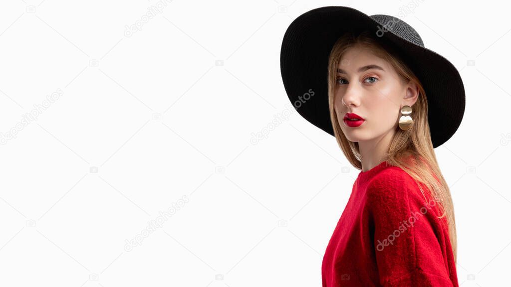 casual boho style black red combination trend look