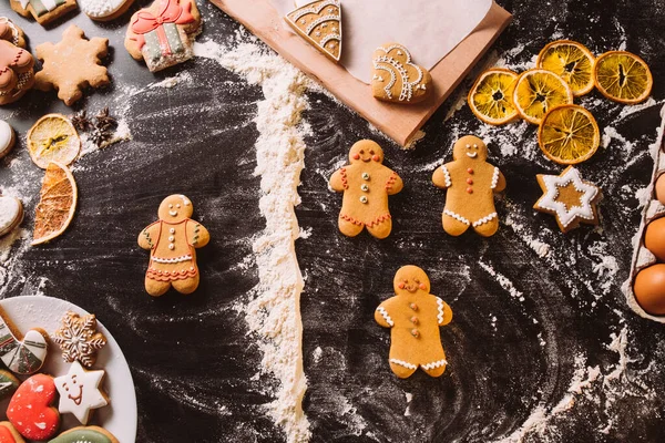 Panadería de Navidad colección de pastelería conceptual — Foto de Stock