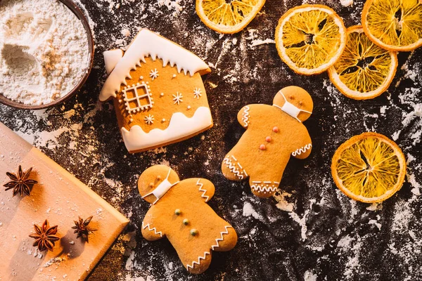 Pandemia de galletas conceptuales panadería festiva — Foto de Stock