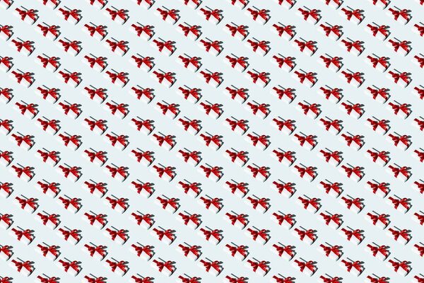 holiday background seamless pattern gift white red