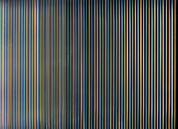 Glitch achtergrond kleurrijke streep geluid digitaal — Stockfoto
