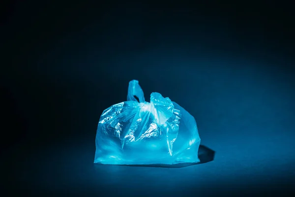 Plastik kirliliği ekoloji problemi selofan çanta — Stok fotoğraf