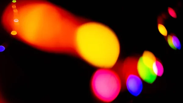 Şenlikli soyut arkaplan renkli bokeh ışığı — Stok fotoğraf