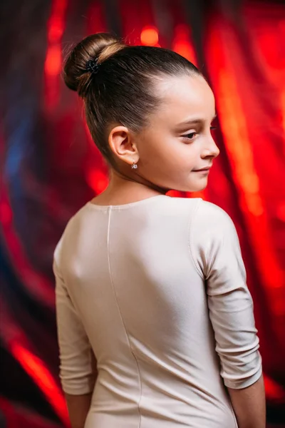 Mały balerina styl życia dziecko sport szczęśliwy dziewczyna — Zdjęcie stockowe