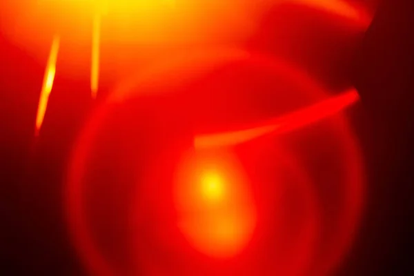 Lens flare blur glare optical gleam red orange — Stock Photo, Image