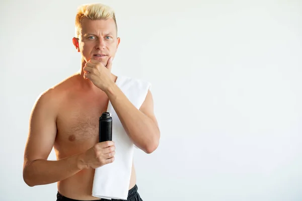 Hombre aseo cosmético producto hombre espuma de afeitar — Foto de Stock