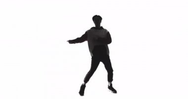 dansçı silueti breakdance performans performans şekilli adam