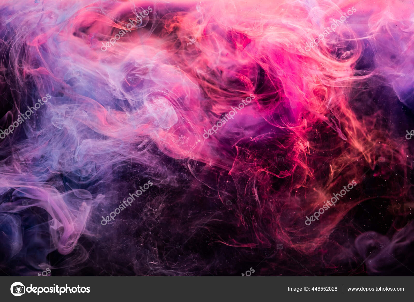 Color smoke background fume texture pink violet Stock Photo by ...