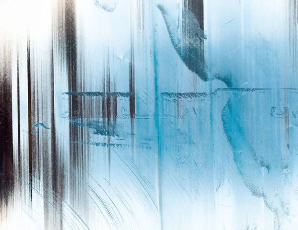 Kalt abstrakt Hintergrund Frost Textur blau weiß — Stockfoto
