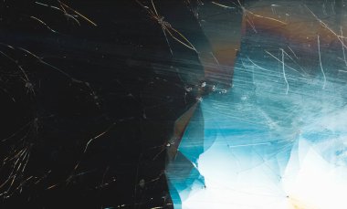 Hasarlı görüntü arkaplan bulanık mercek parlaklığı koyu