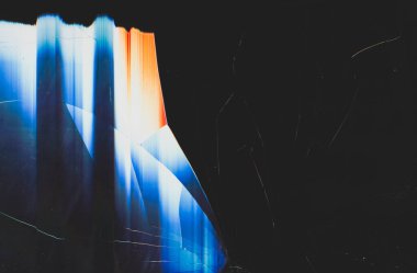 Hasarlı ekran arkaplan bulanık renk hatası