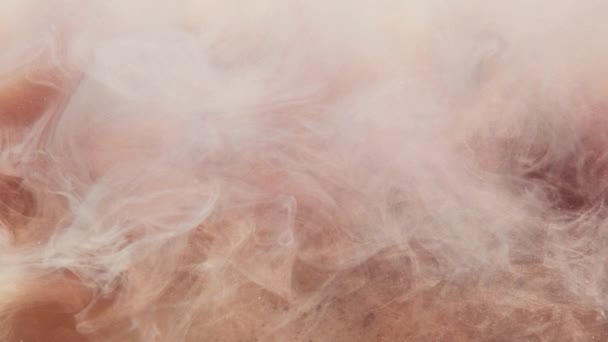 Color humo fondo niebla flujo pastel rosa vapor — Vídeo de stock