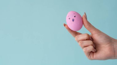Özel reklam arkaplan el yumurtası.
