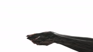 Çift pozlama el silueti su CSR kaydetmek