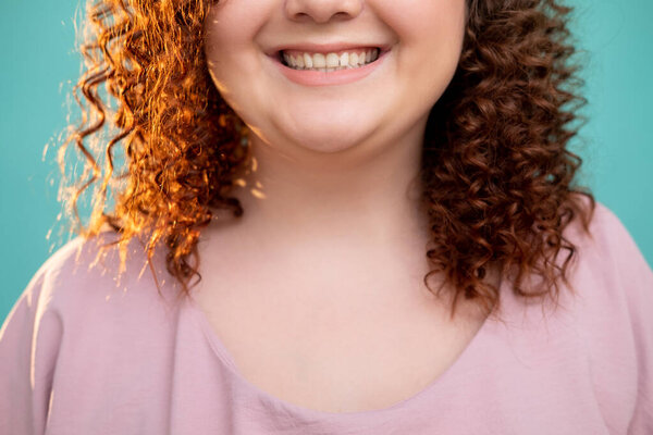 happy plus size woman body positive modern fashion