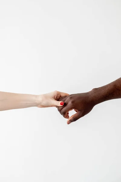 Amor multiétnico diversidad racial pareja mixta — Foto de Stock