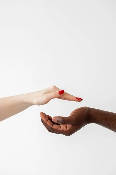 Tolérance raciale objet invisible multiethnique — Photo
