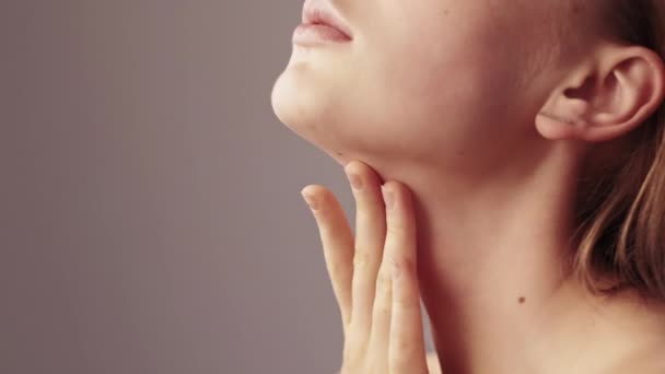 Vücut bakımı şehvetli kadın güzellik spa derisi — Stok video