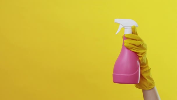 Spray détergent bon choix nettoyage parfait — Video