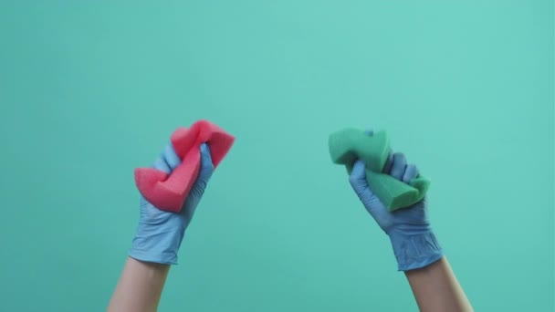 Instrumente de curățare cel mai bun produs de spălare publicitate — Videoclip de stoc