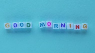 günaydın metin hareketi gif iletisi