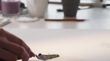 Yağlı boyama işlemi sanat el bıçağı seti 2