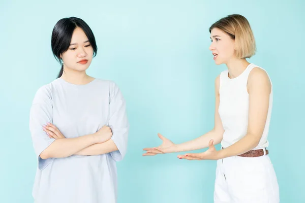 quarrel female friends disagreement arguments