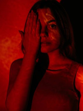 Görüş düzeltme lazer göz ameliyatı kadın.