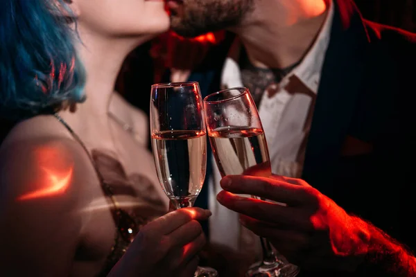 Gostando de amor casal amado encontro romântico — Fotografia de Stock