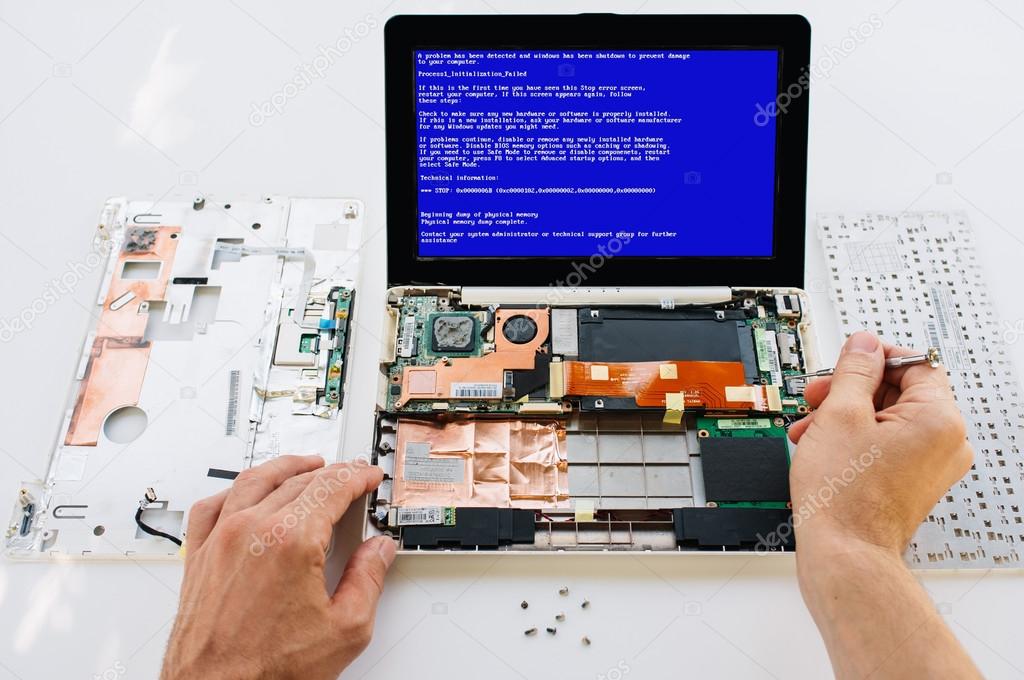 Warranty maintenance of the laptop (pc computer). Windows fatal