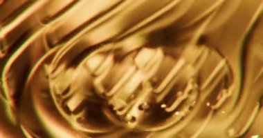 Odaklanamayan görsel işaret fişeği. Sarı girdap. Soyut aydınlatmalı ışık sanatının arka planında parlak optik ışıltı desen dairesi.