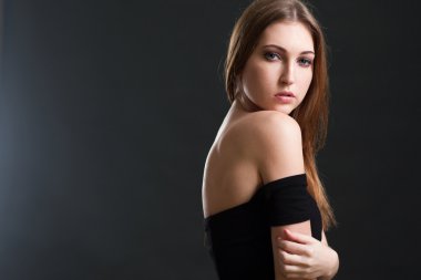 Bir çıplak geri güzel kadınla