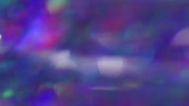 Görüntü parıltısı. Optik ışık. Soyut bokeh arkaplanda daireler çizen sönük mor renkli parlak lens..