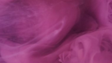 Sis dalgası. Bulanık boya karışımı. Odaklanmamış pembe renkli su sisi yüzen dokular soyut sanat arkaplanı.