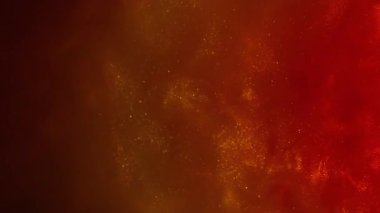 Göz kamaştırıcı bir dövme. Sıcak parıltı. Kırmızı turuncu parıldayan ışın sisi sanat sıvısını karıştırıyor. Odaklanamayan soyut lav renk akış arkaplanı.