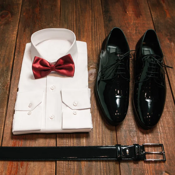 Conjunto de tela de boda para el novio — Foto de Stock