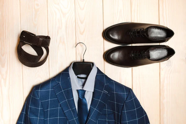 Casual men's cloth and accessory — Stockfoto