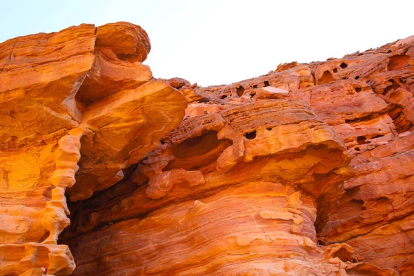 Een Verbazingwekkend Mooie Rode Canyon Een Canyon Met Enorme Rotsen — Stockfoto