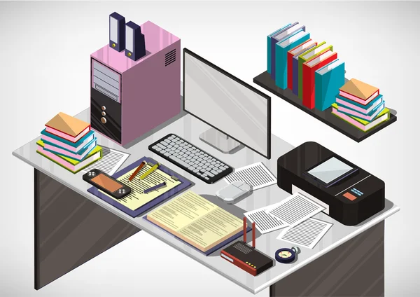 bilgi grafik iç ofis kavramı çizimi