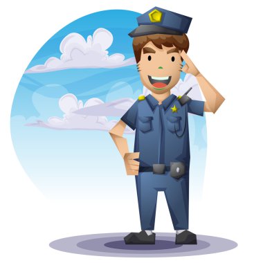 oyun ve animasyon için ayrılmış katmanları ile polis