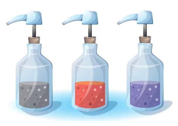 Cartoon afbeelding cartoon fles vectorobjecten — Stockvector