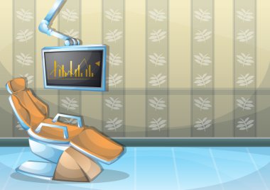 çizgi film vektör illüstrasyon iç Cerrahi operasyon oda ayrı katmanları ile