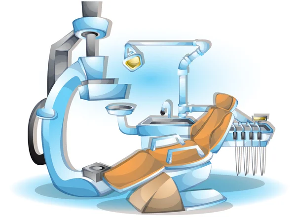 Illustration vectorielle de dessin animé salle d'opération de chirurgie intérieure avec couches séparées — Image vectorielle