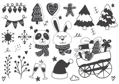 Sancak için Noel etiketi Vektör Logosu